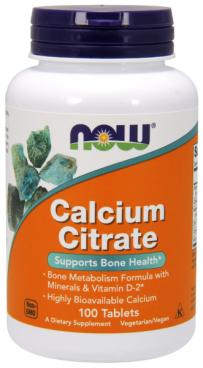 Imagine produs Now Foods Calcium Citrate 100tab