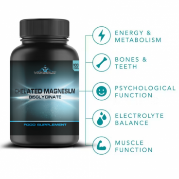 Product image Chelated Magnesium Bisglycinate 100caps