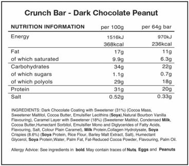 Imagine produs Warrior Crunch Bar 64g
