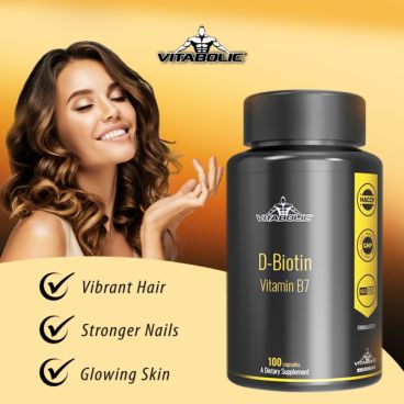 Imagine produs D-Biotin Vitamin B7 100 caps