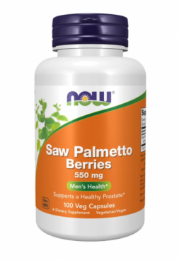 Imagine produs NOW Foods Saw Palmetto Berries 550mg - 100 veg caps