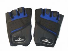 Poză Manusi Fitness imprimate negru-albastru