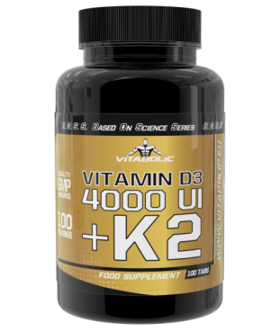 Изображение товара Vitamin D3 4000 UI + K2 100 tab